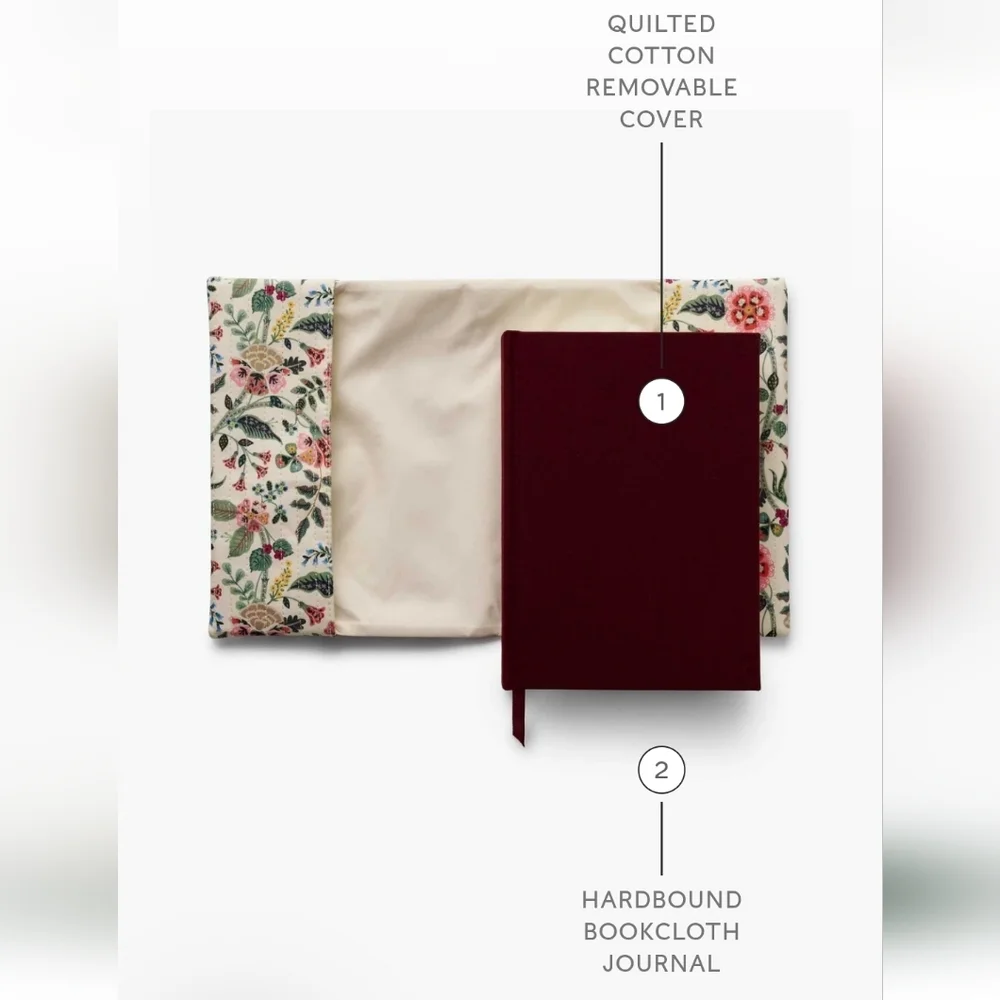 ♥️BUY 5 GET 3 FREE  Rifle Paper Co. Quilted Gracie Journal, Retail $42.00 USD